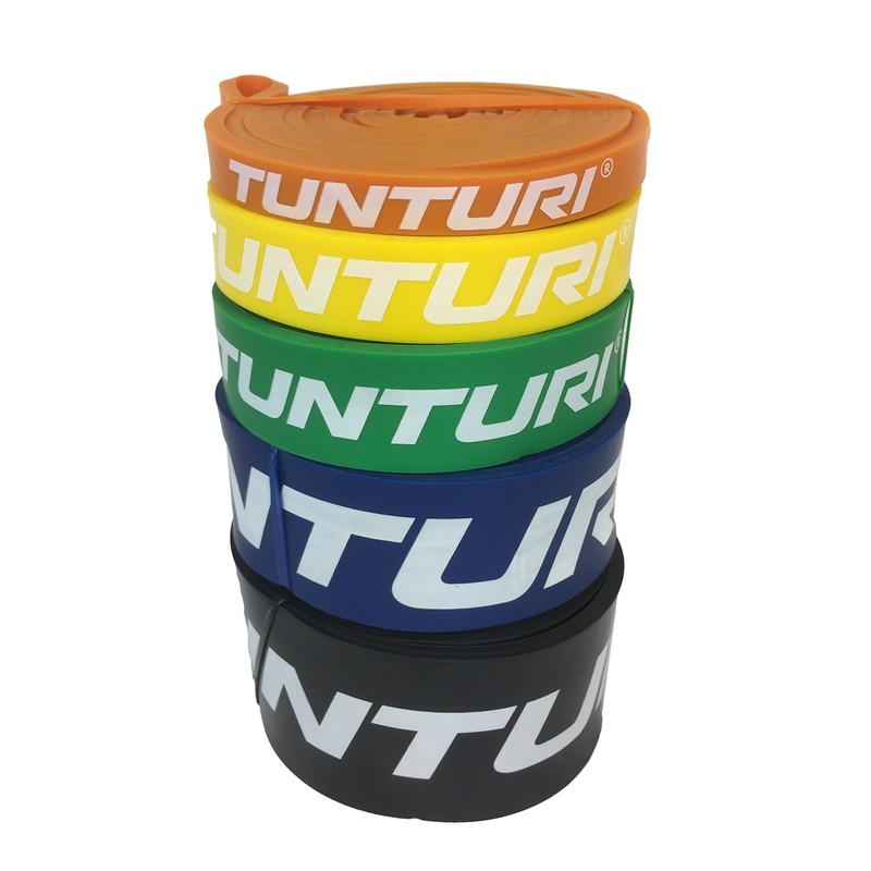Tunturi Power Band, Extra Heavy with 25-65 kg, Resistance Band,