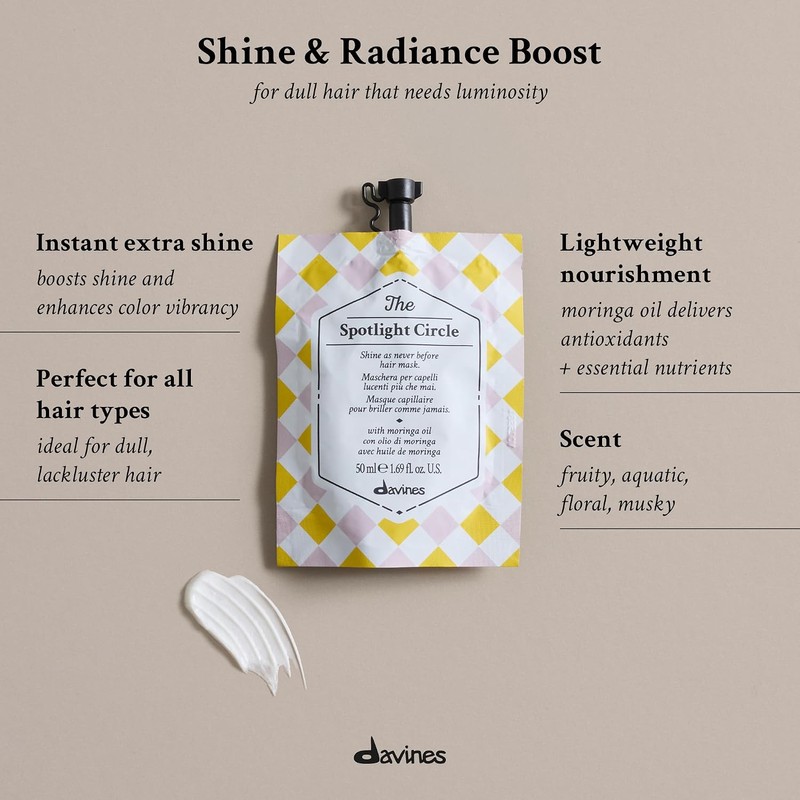 Davines The Spotlight Circle Mascarilla capilar para dar brillo 50