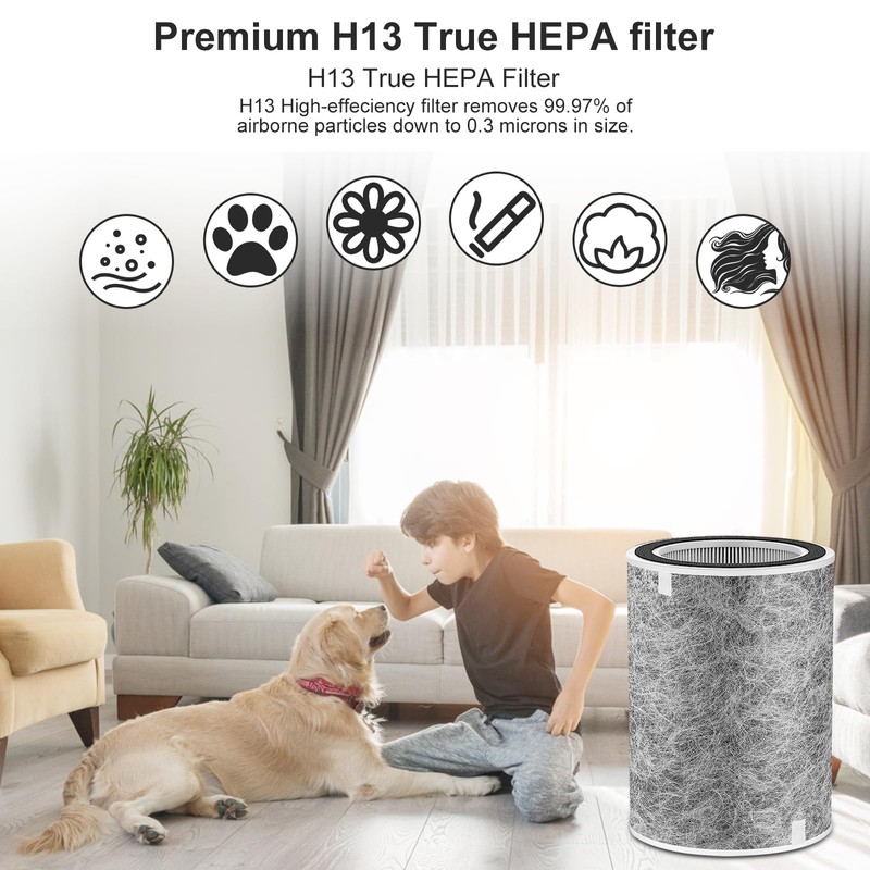 NXBHG HP202 HP201 Replacement Filter Compatible with Shark HP200, HP201,