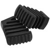 MTQY 3PCS Black Rubber Drum Stand Foot Covers Heavy Duty