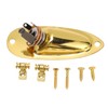 Guitar Input Jack Boat Style 6.35mm Metal Electric Guitar Input