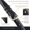 Mens Dress Belts Leather Black ALL GENUINE LEATHER' Classic Design