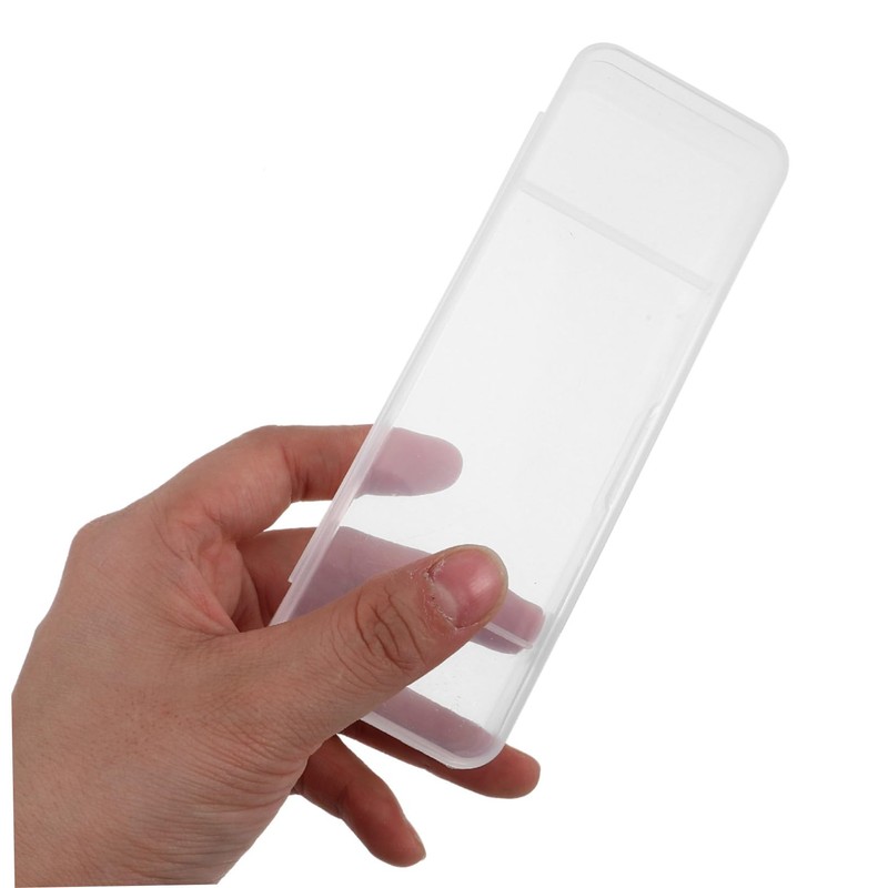 CAXUSD Travel Shaver Box 3 Storage Containers Razor Blade Holder