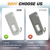 Left Driver Right Passenger Side Car Sunvisor with Lights Fit
