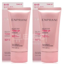Enprani Silky Fit Sunblock 70ml + 2 70ml / 엔프라니 실키핏 선블록 70ml + 70ml 2개