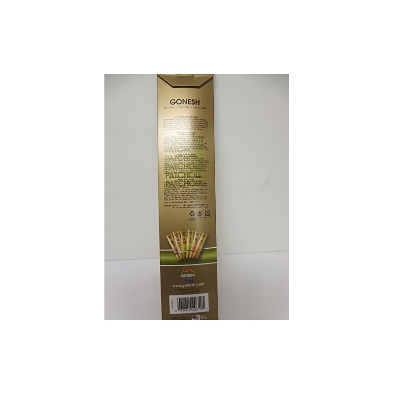 GONESH Incense Sticks Patchouli Lot of 12