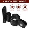 4Pack Wall Mount Gate Hinge, 1-3/8'' Pipe Gate Hinge Set