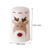 FUNOMOCYA 2pcs Ceramic Salt Pepper Christmas Style Spice Jars Salt