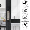 MOROBOR Self-Stick Oval Sliding Door Pulls, 2pcs Aluminum Alloy Hidden