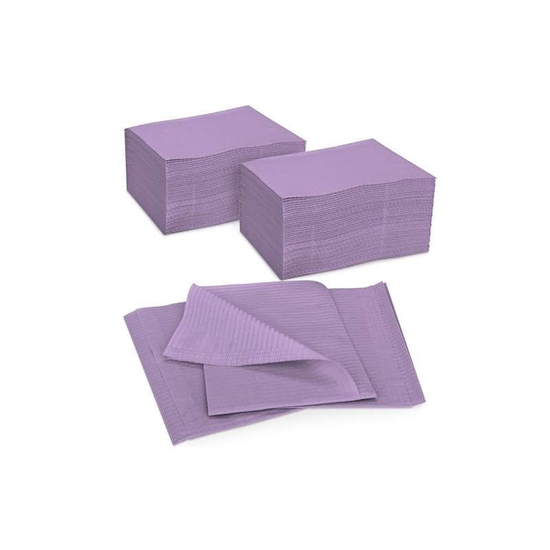 Practicon - Paquete de 125 baberos desechables para pacientes de