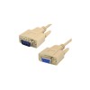 IEC 50FT DB9 DB 9 9-Pin RS-232 Male to Female M/F Serial Extension Cable