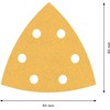 Bosch Professional 5x Expert C470 Sandpaper (for Hardwood, Paint on
