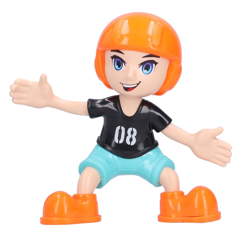 Children Electric Cartoon Scooter Toy Music Light 360° Rotation Stunt