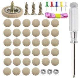BOJIDO 40pcs Car Roof Headliner Repair Kit Perfect for Ceiling Sagging Repair Interior Fabric Fixing Repair Buttons Rivets Complete Retainer Installation Tools Portable Design to Fit Many Vehicles