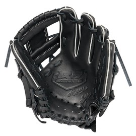 Rawlings Baseball Glove Gloves for Kids, Children, Juniors, JR. Hypertech R9 HYPERTECH [All Round] Size SS GJ4R9BFSS Black *Left Throw
