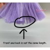 No brand 11.5'' Fashion Doll Short Ballet Dress For Nuface