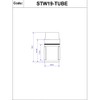 McAlpine 1�" 19mm Dip Tube for Shower Traps STW19-TUBE