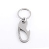FEGVE Titanium Keychain with Bottle Opener Function Heavy Duty Carabiners