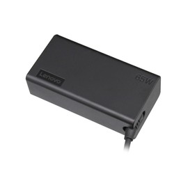 Lenovo 5A11J62092 Original USB-C Power Supply 65.0 Watt Rounded Design for ThinkPad Yoga X390 (20NQ), X390 (20Q0/20Q1), 11e 5th Gen (20LR/20LQ), 25 (20K7), T495 (20NJ/20NK)
