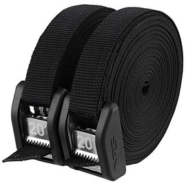 NRS 20' Buckle Bumper Strap Pair Stealth Black
