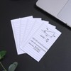 Vertical Ruled Index Cards 3x5 with Check Boxes,Double Sided Ruled