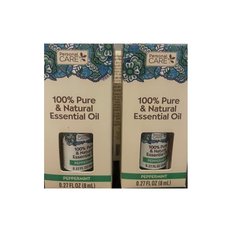 Personal Care Pure & Natural Essential Oil, Peppermint - 0.27