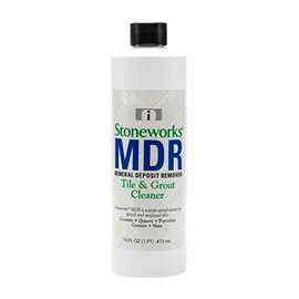 MDR (1 Pint) Tile and Grout Cleaner/Mineral Deposit Remover Works by Dissolving Dirt and Oils on the Surface of the Grout, Leaving the Grout Looking Cleaner and Lighter