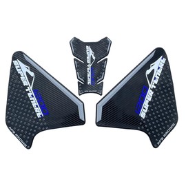 Blue Gas Fuel Tank Side Traction Rubber Protector Pads Compatible with Yamaha XTZ1200 Super Tenere 1200