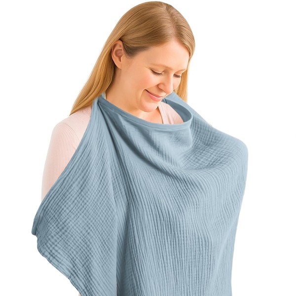 Breastfeeding Cover with Adjustable Strap, 360° Full Privacy Nursing &