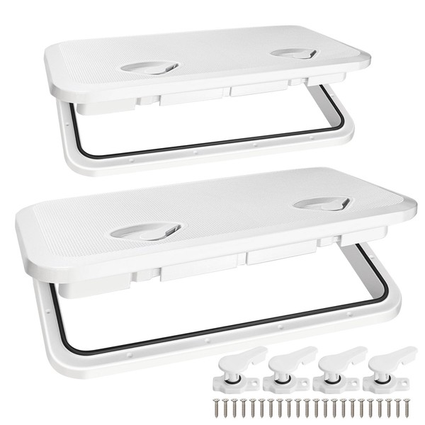 CLLOMAGY Marine Boat Hatch Lid,Marine Deck Access Hatch & Lid,White