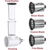 Vegetable Cutter for Kitchen Aid Food Processor, Slicer Shredder Attachment