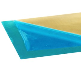 Chudeng 2 Pcs Brass Sheet, 6" x 12", 20 Gauge(0.81mm) Thickness, No Scratches, Film Attached Brass Plates