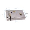 Rim Latch Snib Lock Polished Chrome Surface Mounted Lock for