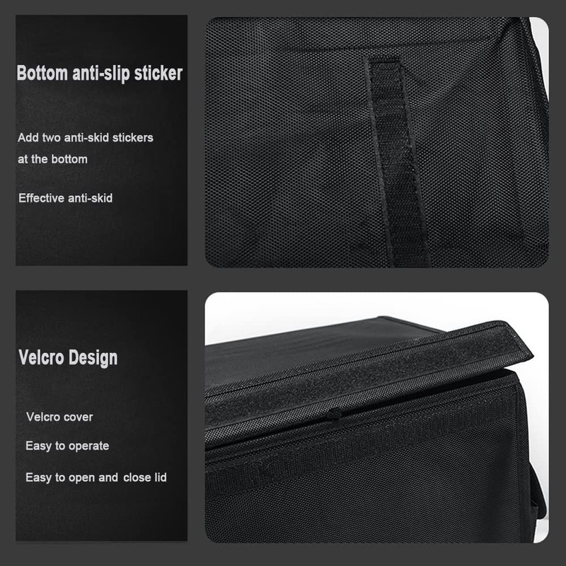 OYADM Large Auto Trunk Organizer Collapsible Portable Multi Compartments Storage