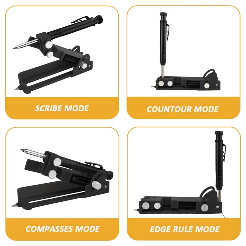 Multi Function Scribing Tool Aluminum Alloy Scribe Tool with Deep