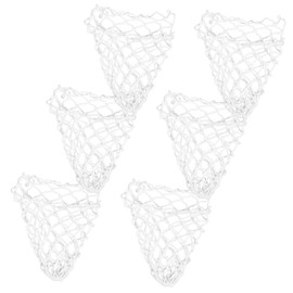 Sosoport 12pcs Billiard Table Pockets Net Storage for Pool Snooker Easy to Use Space-Saving Design for Schools and Sports Venues