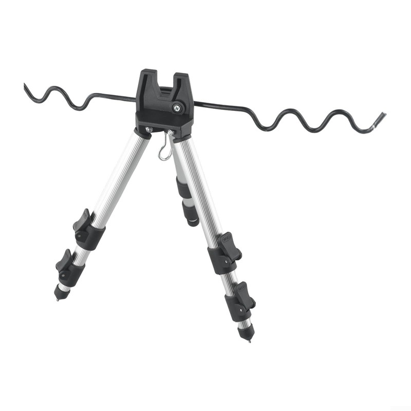 Fishing Pole Tripod Bracket, Aluminum Alloy Portable Fishing Rod Tripod