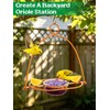 Apipi Extra Large Oriole Feeders for Outdoors with 14.2 oz