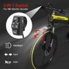 3-In-1 E-bike Headlight Turn Light Horn Switch Electric Scooter Handlebar