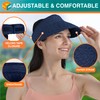 SUN CUBE - Sombrero de visera para mujer, sombrero de