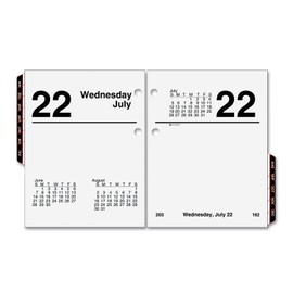 AT-A-GLANCE E919-50 Recycled Compact Desk Calendar Refill, 3" x 3 3/4", 2015