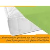 npluseins 701.887 Sheet without Elastic Band 100% Cotton Approx. 150