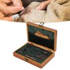 Vintage Embroidery Scissors Set Wooden Stainless Steel Sewing Box Scissors