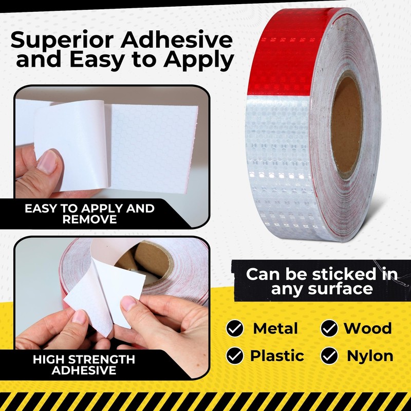 DOT C2 Reflective Tape 2IN x 200 FT - Outdoor