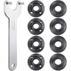 9PCS Angle Grinder Nut Angle Grinder Flange Wrench, Premium Flange