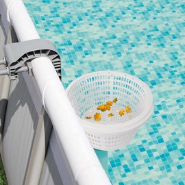 Swimming Pool Skimmer Baskets - Replacement Above Ground Skimmer Basket | Heavy Duty Effective Pool Supplies Skimmers for Leaves and Debris