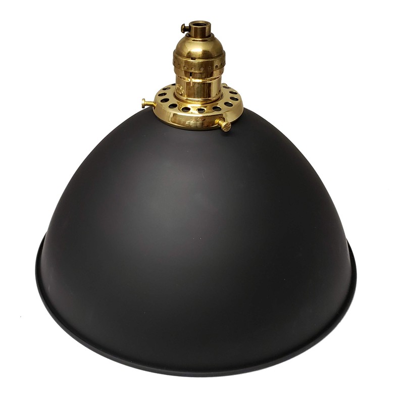 B&P Lamp Solid Brass Pullchain Socket with 2 1/4" Fitter,