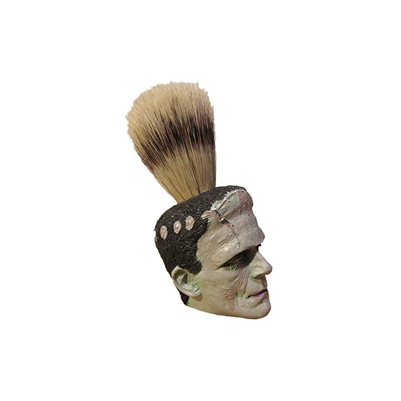 Custom Frankenstein Monster Badger Hair Shave Brush