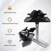 45 Degree Lock Miter Router Bit 3-Piece Set, for 1/2”,