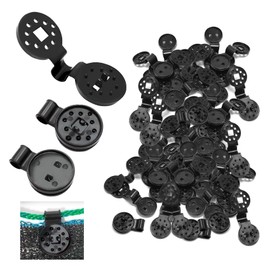 HhdvdyWgd 100Pcs Heavy Duty Shade Clips, Awning Clips, Windproof Tarp Clamps for Sun Shade Net, Awning Fabric Locking Clips - for Garden, Balcony, Patio Mesh Netting Clips